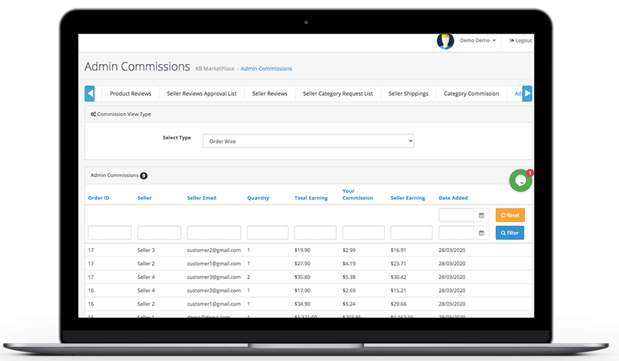 Knowband-OpenCart-Marketplace-Admin-Commissions