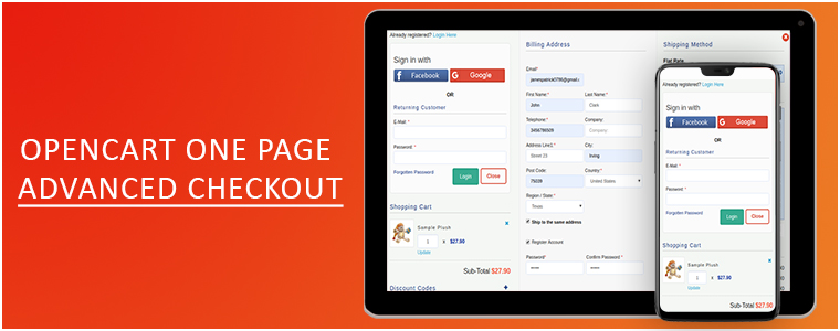 mprove Conversion Rate with OpenCart One Page Checkout