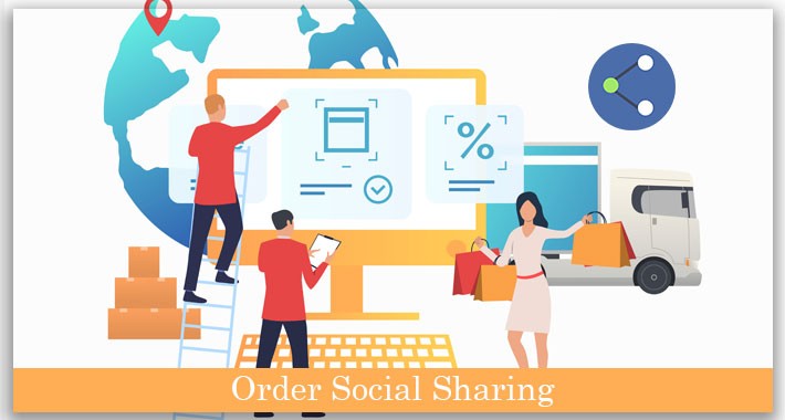 Opencart social order sharing extension