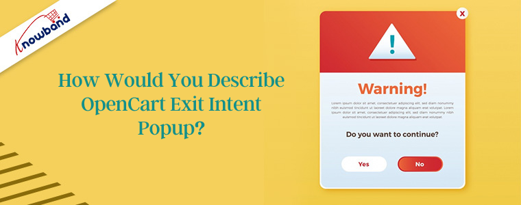 How would you describe OpenCart Exit Intent Popup?