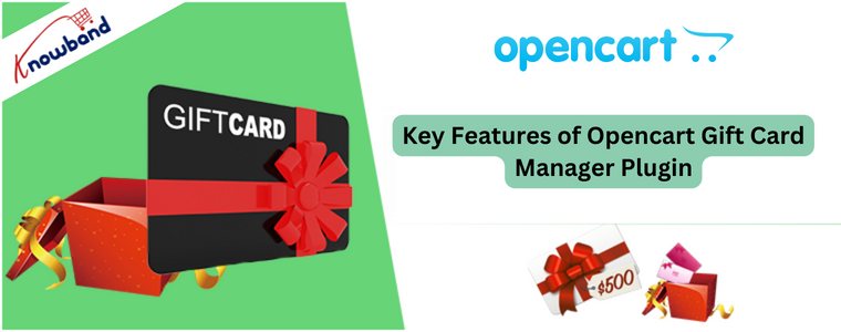 Key Features of Opencart Gift Card Manager Plugin