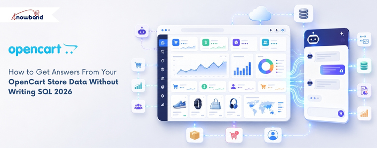 OpenCart AI Back Office Extension helping merchants get answers from store data in plain English without writing SQL.